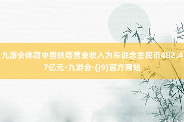 九游会体育中国铁塔营业收入为东说念主民币482.47亿元-九游会·(j9)官方网站