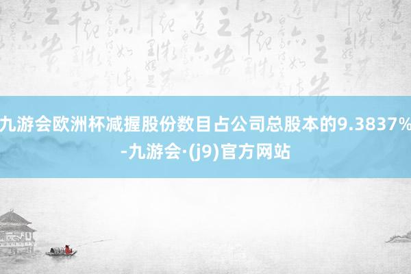 九游会欧洲杯减握股份数目占公司总股本的9.3837%-九游会·(j9)官方网站