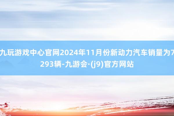 九玩游戏中心官网2024年11月份新动力汽车销量为7293辆-九游会·(j9)官方网站