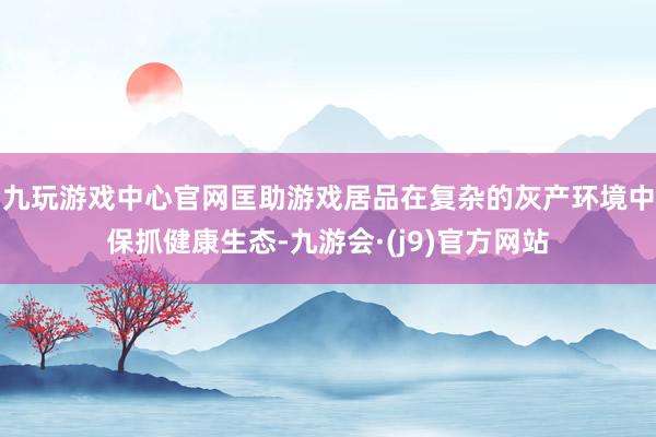 九玩游戏中心官网匡助游戏居品在复杂的灰产环境中保抓健康生态-九游会·(j9)官方网站