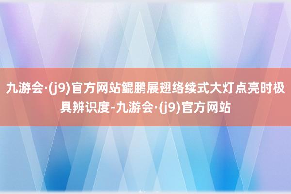 九游会·(j9)官方网站鲲鹏展翅络续式大灯点亮时极具辨识度-九游会·(j9)官方网站