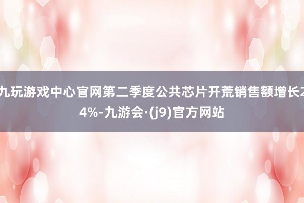 九玩游戏中心官网第二季度公共芯片开荒销售额增长24%-九游会·(j9)官方网站