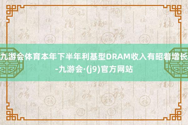 九游会体育本年下半年利基型DRAM收入有昭着增长-九游会·(j9)官方网站