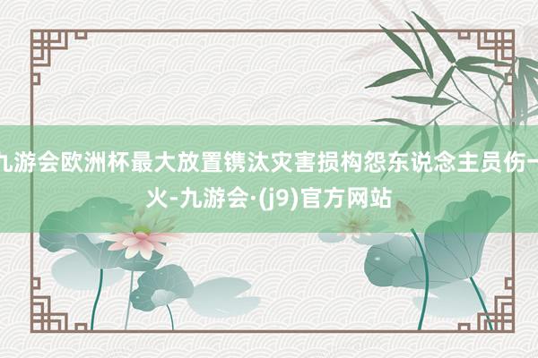 九游会欧洲杯最大放置镌汰灾害损构怨东说念主员伤一火-九游会·(j9)官方网站