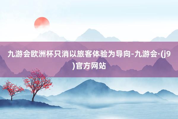 九游会欧洲杯只消以旅客体验为导向-九游会·(j9)官方网站