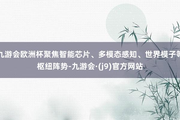 九游会欧洲杯聚焦智能芯片、多模态感知、世界模子等枢纽阵势-九游会·(j9)官方网站